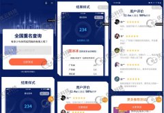 短視頻測名小程序開發(fā)：輸入名字查詢?nèi)珖卸? class=